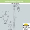 Миниатюра фото парковый фонарь fumagalli nebo adam/simon 1l u33.202.m10.axh27 | 220svet.ru