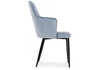 Миниатюра фото стул на металлокаркасе woodville benza blue / black 15007 | 220svet.ru