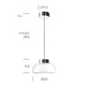Миниатюра фото подвесной светильник aella mini 20 s antique glass | 220svet.ru