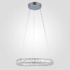 Миниатюра фото подвесной светодиодный светильник eurosvet грация 90023/1 хром | 220svet.ru