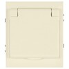 Миниатюра фото розетка эра arktik 16-2103-02 с заземлением 2p+e schuko со шторками с крышкой 16а-250в слоновая кость б0070435 | 220svet.ru