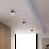 Миниатюра фото потолочный светодиодный светильник elektrostandard lumen 25047/led 10w 4000к черный/прозрачный a064709 | 220svet.ru