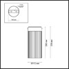 Миниатюра фото потолочный светодиодный светильник odeon light pillari 5047/10lc черный | 220svet.ru