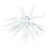 Миниатюра фото потолочный светильник ideal lux leaves pl6 bianco | 220svet.ru