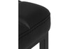 Миниатюра фото барный стул лофт кожзам d6 / черный матовый | 220svet.ru