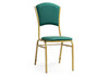 Миниатюра фото стул на металлокаркасе woodville арналд зеленый / золотой 587870 | 220svet.ru