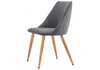 Миниатюра фото стул morgan dark gray / wood | 220svet.ru
