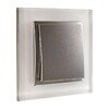 Миниатюра фото рамка 1-постовая mono electric style glass белое стекло 107-710000-160 | 220svet.ru