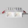 Миниатюра фото встраиваемый светодиодный светильник maytoni alfa led dl043-02-10w4k-sq-w-1 | 220svet.ru