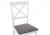 Миниатюра фото стул деревянный стул shem white / light grey | 220svet.ru