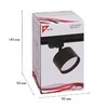Миниатюра фото трековый однофазный светильник reluce 53006-9.3-001ld gx53 bk | 220svet.ru