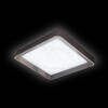 Миниатюра фото потолочный светодиодный светильник ambrella light orbital crystal sand fs1216 wh/wh 72w+29w d500*500 | 220svet.ru