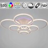 Миниатюра фото светильник потолочный reluce 06333-0.3-06c wh (rgb) | 220svet.ru