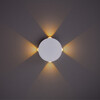 Миниатюра фото настенный светодиодный светильник arte lamp tamburello a1525ap-1wh | 220svet.ru