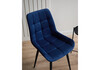 Миниатюра фото стул на металлокаркасе woodville челси к синий (zd 798) / черный 632531 | 220svet.ru