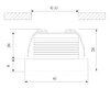 Миниатюра фото встраиваемый светодиодный светильник elektrostandard 15268/led белый a056018 | 220svet.ru