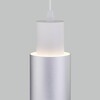 Миниатюра фото подвесной светодиодный светильник eurosvet bento 50204/1 белый/матовое серебро | 220svet.ru