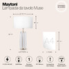 Миниатюра фото настольная лампа maytoni muse mod304tl-01g | 220svet.ru