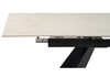 Миниатюра фото керамический стол раскладной woodville ливи бежевый/черный 588024 | 220svet.ru