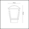 Миниатюра фото уличный светильник odeon light tako 4051/1b | 220svet.ru