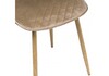 Миниатюра фото стул capri dark beige / wood | 220svet.ru