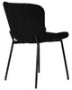 Миниатюра фото стул обеденный dobrin milo lml-7404-12012 черный | 220svet.ru
