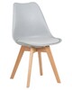 Миниатюра фото стул обеденный dobrin jerry soft lmzl-pp635-2797 серый | 220svet.ru