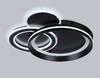 Миниатюра фото потолочный светодиодный светильник с пультом ду ambrella light acrylica disk fa8515 | 220svet.ru