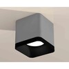 Миниатюра фото комплект накладного светильника ambrella light techno spot xs7807002 sgr/sbk серый песок/черный песок (c7807, n7702) | 220svet.ru