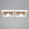Миниатюра фото потолочный светильник reluce 19560-0.3-2+2 wh+wood | 220svet.ru