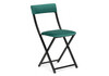 Миниатюра фото стул на металлокаркасе woodville elevis зеленый / черный 587873 | 220svet.ru