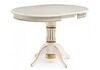 Миниатюра фото стол деревянный павия крем с золотой патиной | 220svet.ru