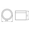 Миниатюра фото накладной точечный светодиодный светильник kanlux tiberi pro nt20w-940w 35676 | 220svet.ru