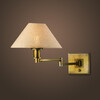 Миниатюра фото бра roomers km0531w-2(mat ant brass) | 220svet.ru