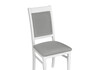 Миниатюра фото стул деревянный woodville арнол серый / белый 575485 | 220svet.ru