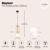 Миниатюра фото подвесной светильник maytoni telford p361pl-01g | 220svet.ru