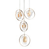 Миниатюра фото подвесной светильник delight collection p60669-4 gold/clear | 220svet.ru