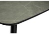 Миниатюра фото стол стеклянный рамси мрамор серый | 220svet.ru