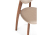 Миниатюра фото стул деревянный woodville вакимо tenerife beige / орех миланский 543595 | 220svet.ru