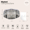 Миниатюра фото потолочная люстра maytoni dune dia005cl-10ch | 220svet.ru