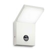 Миниатюра фото уличный настенный светодиодный светильник ideal lux style ap sensor bianco 4000k | 220svet.ru