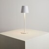 Миниатюра фото уличная светодиодная настольная лампа arte lamp fuyue a1614lt-1wh | 220svet.ru