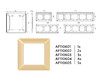 Миниатюра фото рамка 3-постовая ambrella volt alfa line af110603 | 220svet.ru