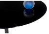 Миниатюра фото стол стеклянный tulip 90 black | 220svet.ru