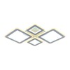 Миниатюра фото потолочная светодиодная люстра profit light 8882/2+2 wht | 220svet.ru