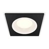 Миниатюра фото комплект встраиваемого светильника ambrella light techno spot xc7632001 sbk/swh черный песок/белый песок (c7632, n7010) | 220svet.ru
