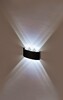Миниатюра фото настенный светодиодный светильник imex cross il.0014.0001-6 bk | 220svet.ru