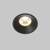 Миниатюра фото встраиваемый точечный светодиодный светильник maytoni round dl058-7w3k-b | 220svet.ru