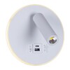 Миниатюра фото настенный светодиодный светильник reluce 86203-9.2-001kt led12w+usb wt | 220svet.ru