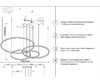 Миниатюра фото люстра димм. kink light тор 08204,36pa(4000k) | 220svet.ru